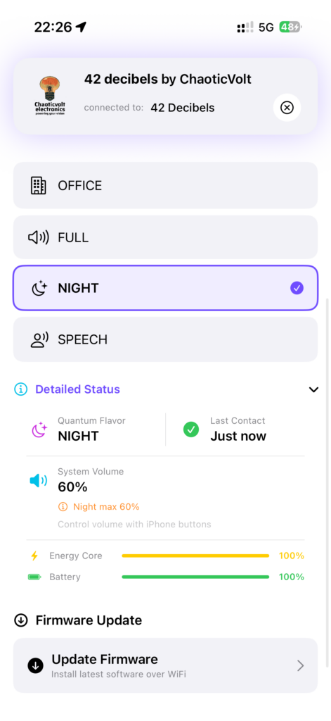 iPhone app